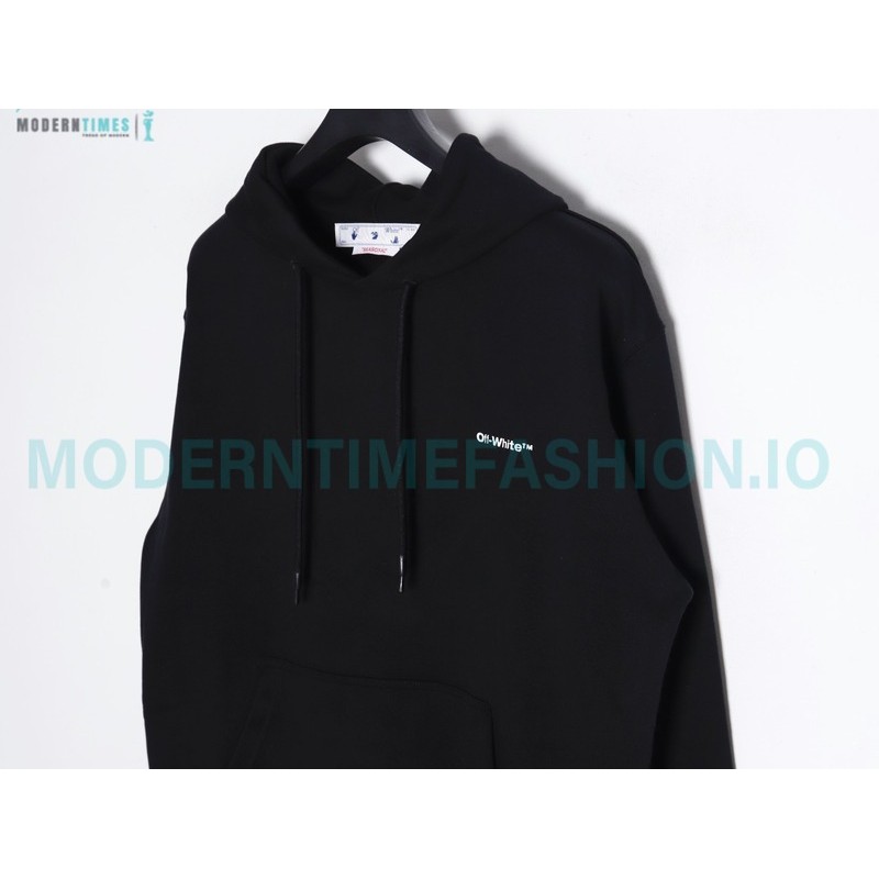 Off White - Painted Zebra Crossing Hoodie