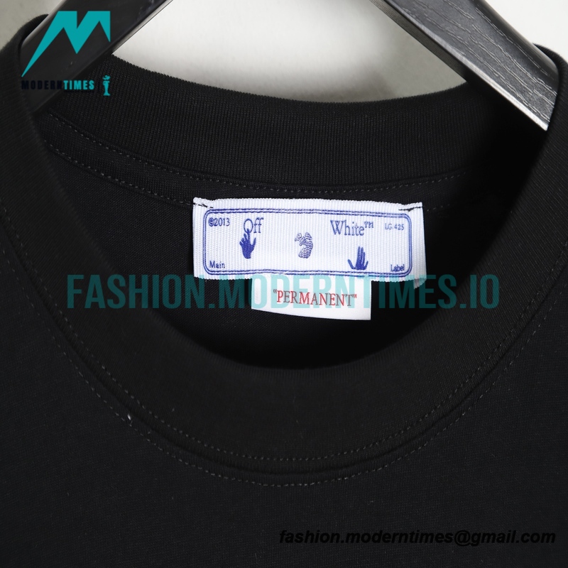 Off White - 23ss Hand Painted Oil Painting Watercolor Graffiti Arrow Short Sleeve T-shirt