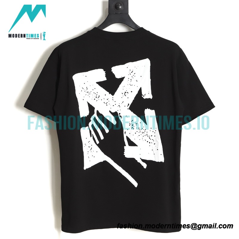 Off White - Palm Arrow Logo Short-sleeved T-shirt