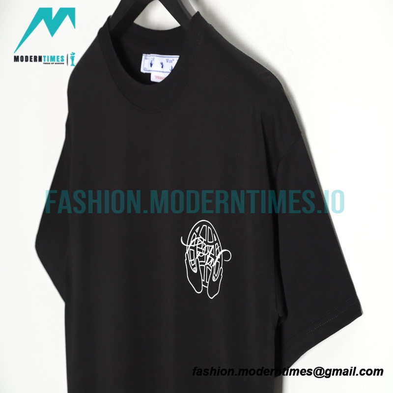 Off White - Palm Arrow Logo Short-sleeved T-shirt