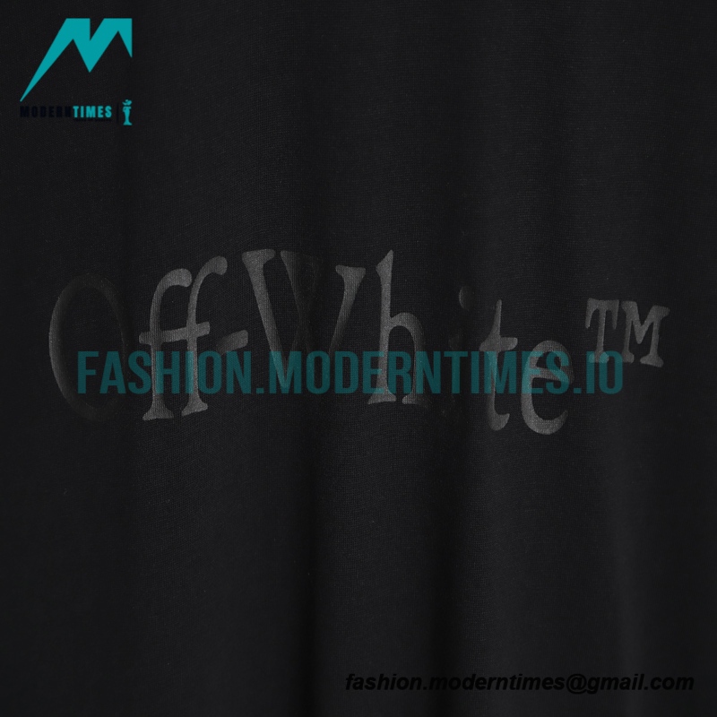 Off White - 23ss Solid Color Logo Printed Short-sleeved T-shirt