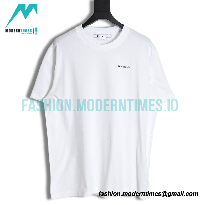 Off White - 23S Graffiti Brush Zebra Crossing Short Sleeve