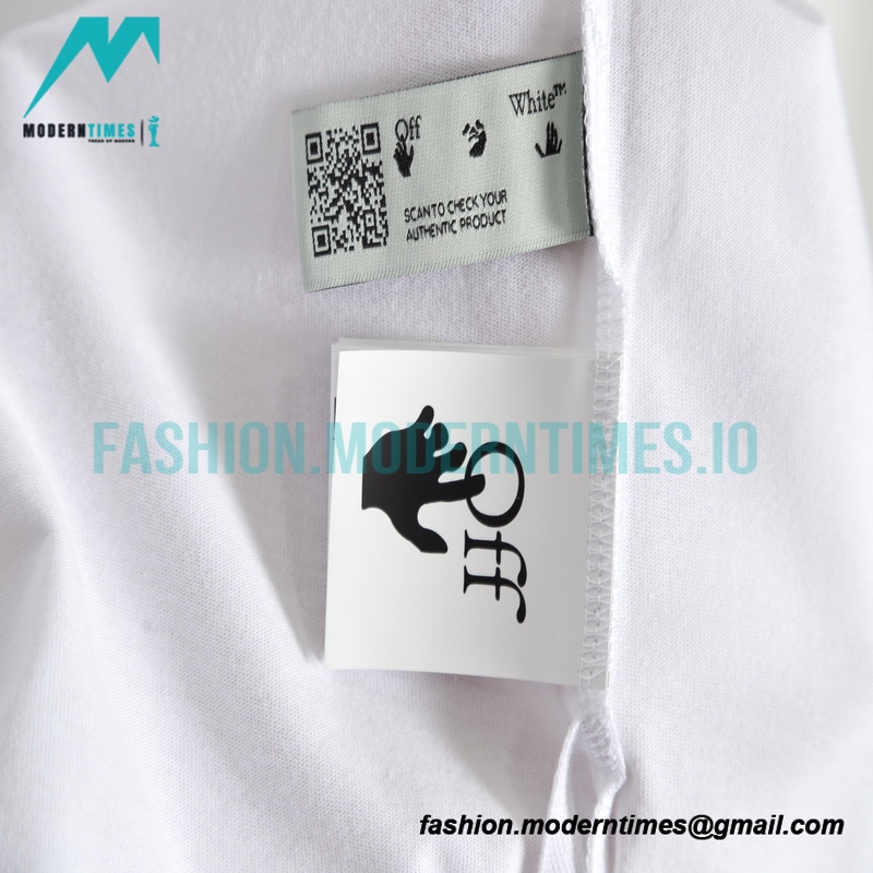 Off White - 23S Graffiti Brush Zebra Crossing Short Sleeve