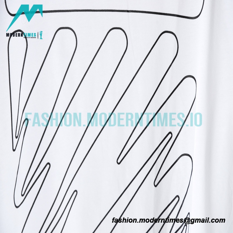 Off White - 23S Graffiti Brush Zebra Crossing Short Sleeve