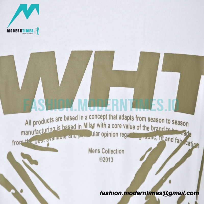 Off White - 23ss Sketch Splashed Ink Arrow Letters Short Sleeve