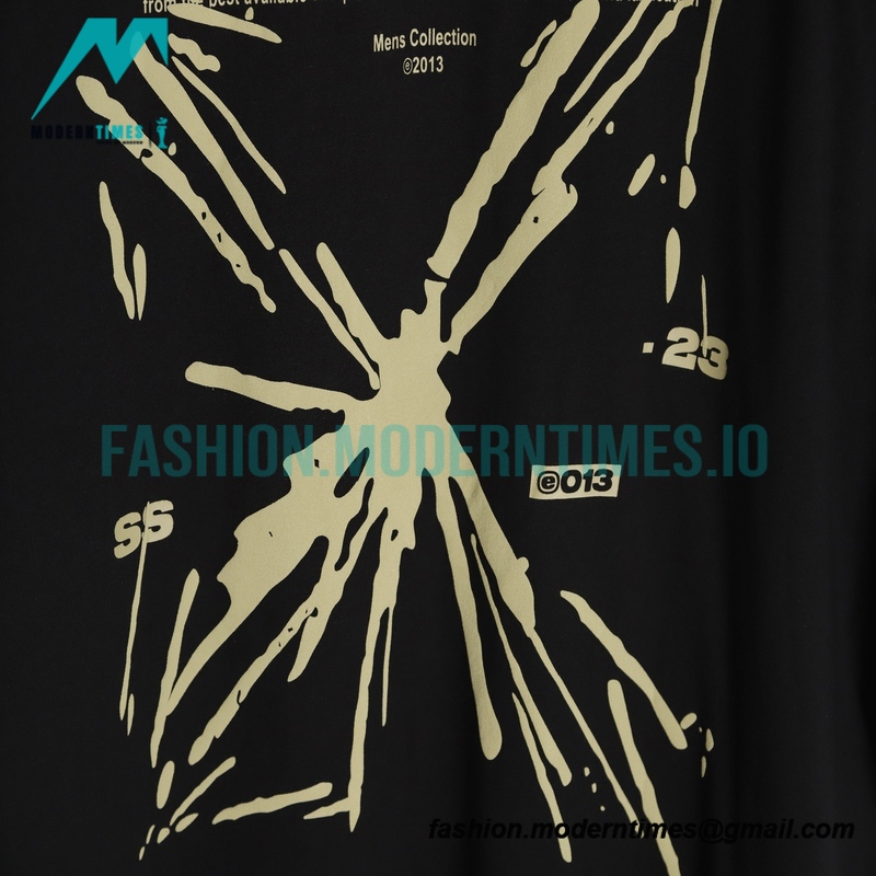 Off White - 23ss Sketch Splashed Ink Arrow Letters Short Sleeve