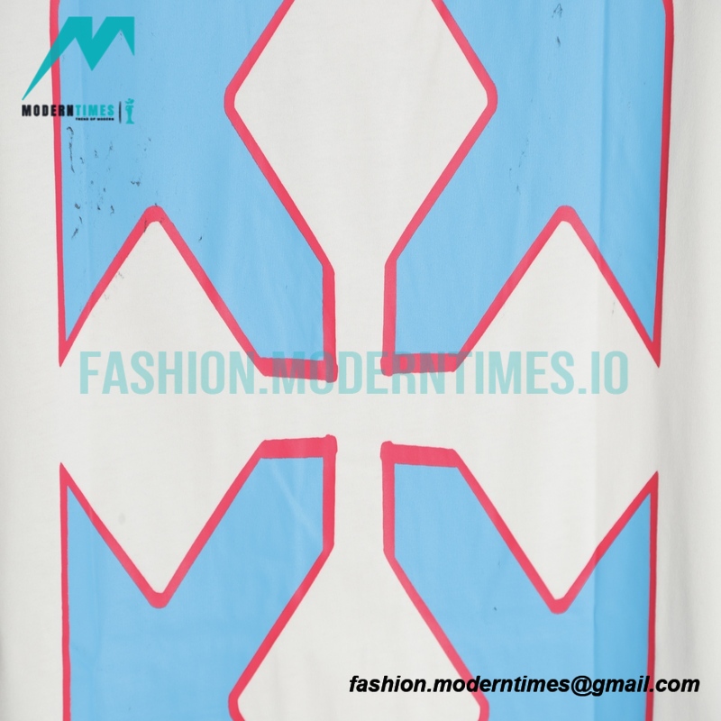 Off White - Arrow Block Printed Short-sleeved T-shirt