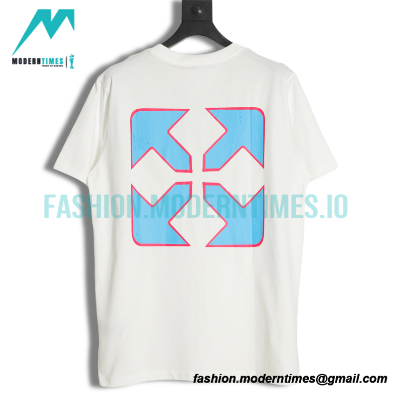 Off White - Arrow Block Printed Short-sleeved T-shirt