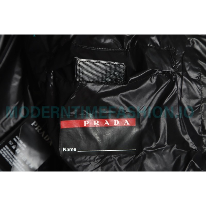 Prada - 21FW Red Stripe Down Jacket