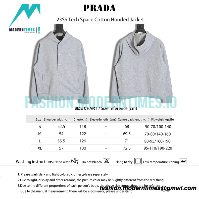 Prada - 23SS Tech Space Cotton Hooded Jacket