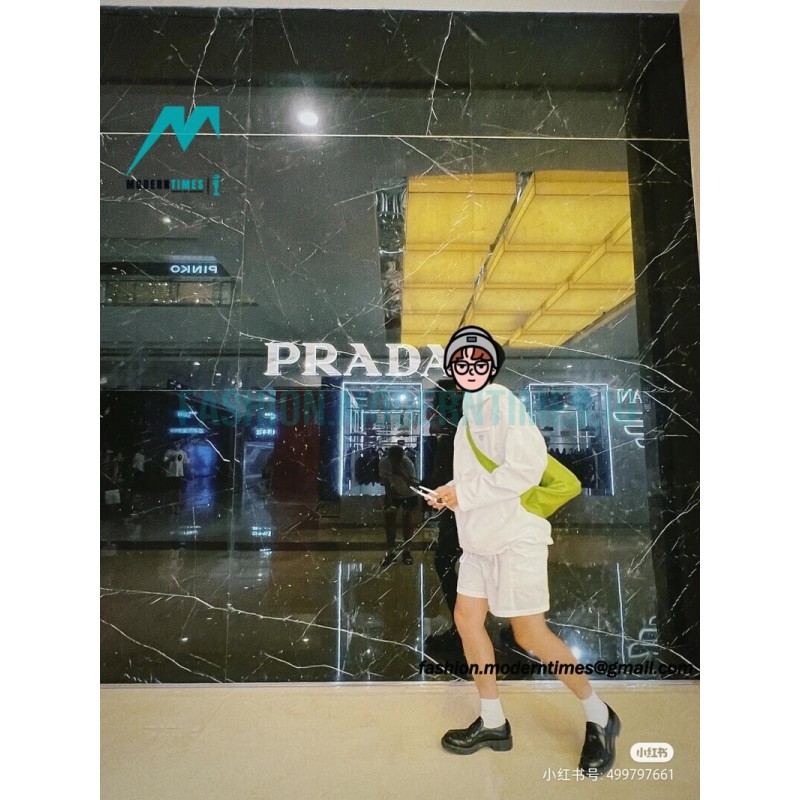 Prada - 22FW Triangle Pocket Poplin Hooded Jacket