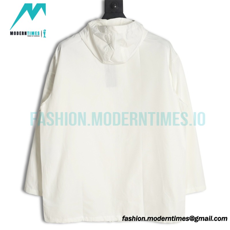 Prada - 22FW Triangle Pocket Poplin Hooded Jacket