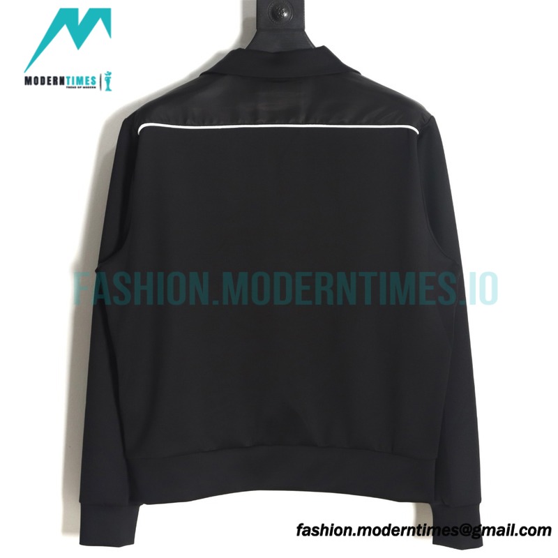 Prada - 23SS Recycled Nylon Spliced Stand-up Collar Jacket