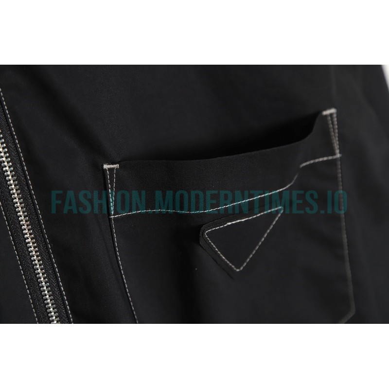 Prada - 23SS Contrasting Color Zip-up Shirt Jacket