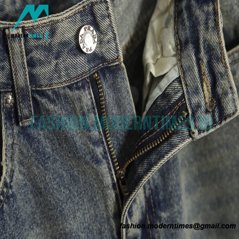 Prada - Triangle Back Jeans