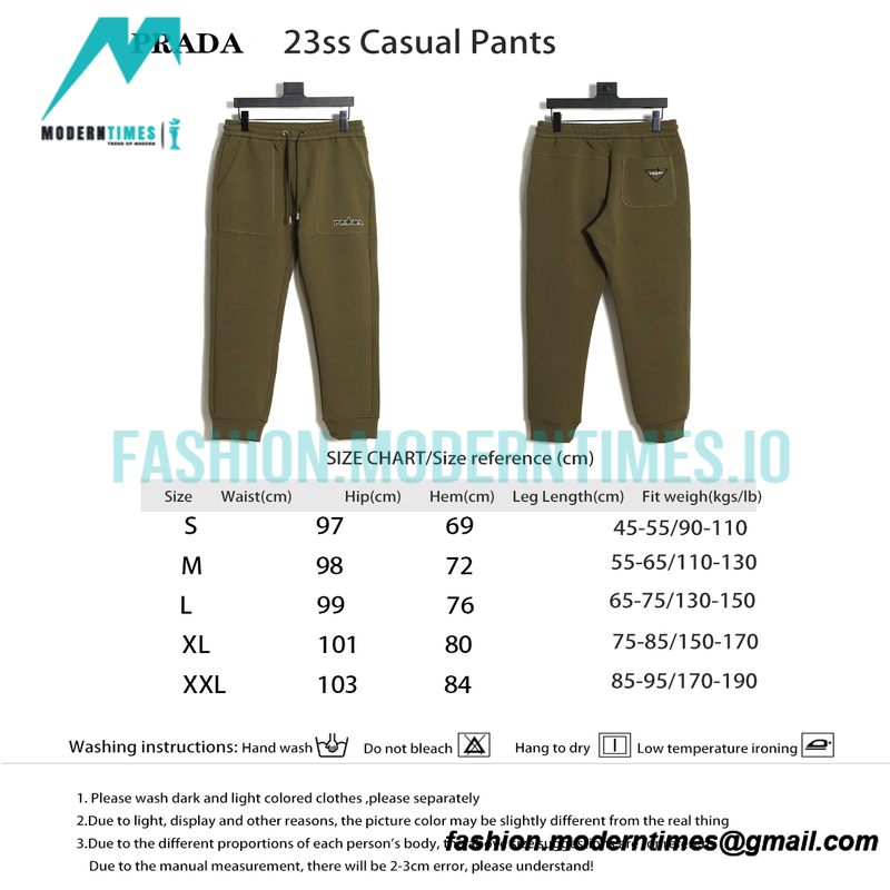 Prada - 23ss Iron Triangle Pocket Overalls Pants
