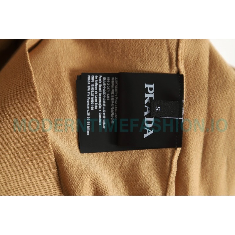 Prada - 23FW Half-zipper Bottom Knit Sweater