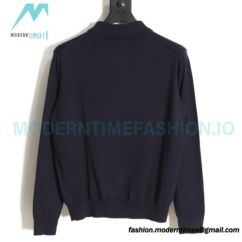 Prada - 23FW Half-zipper Bottom Knit Sweater