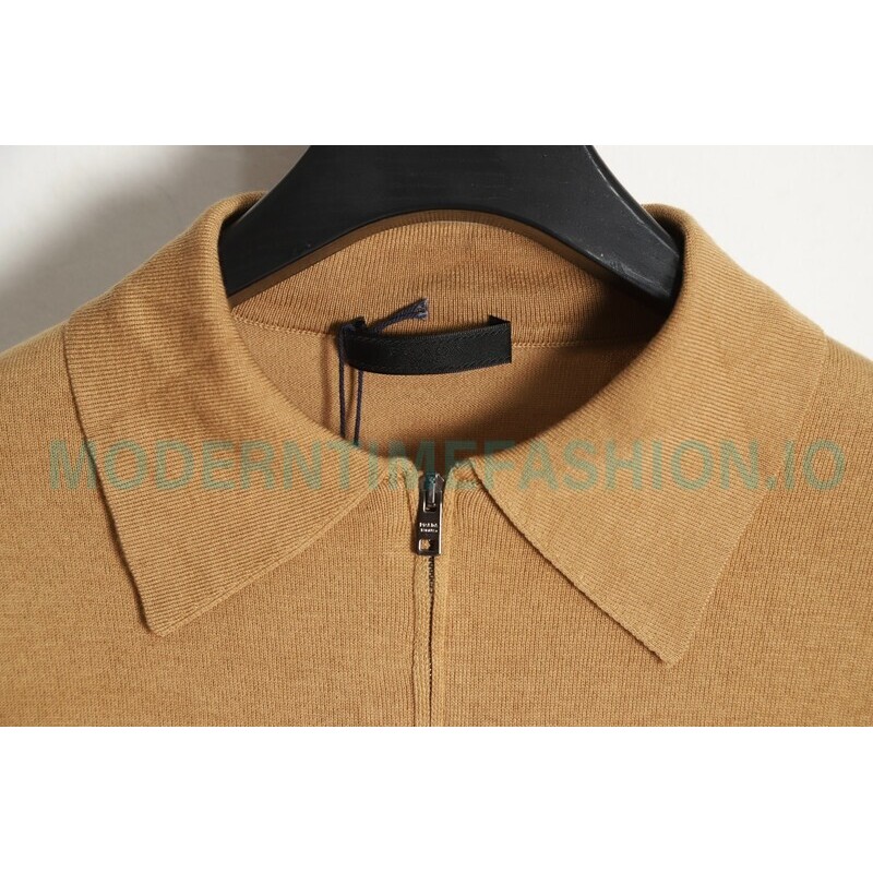 Prada - 23FW Half-zipper Bottom Knit Sweater