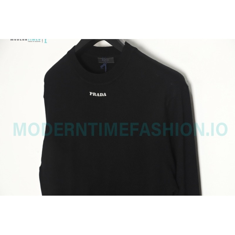 Prada - 23SS 4-Bar Smoke-blue Flannel Long-sleeved Shirt Jacket