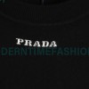 Prada - 23FW Machine Embroidered Letter Crewneck Sweater