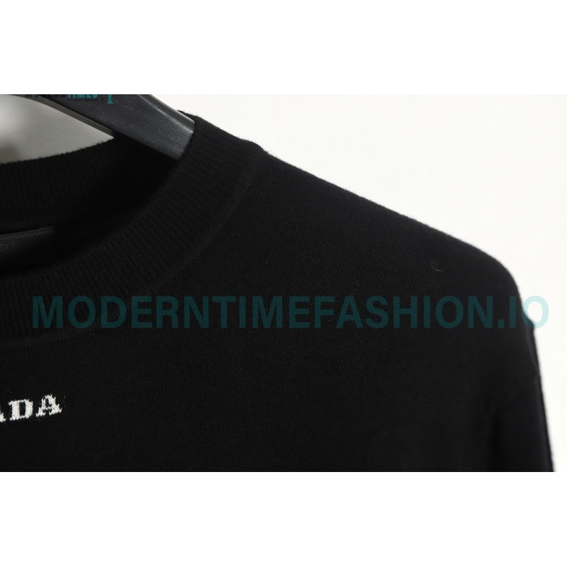 Prada - 23SS 4-Bar Smoke-blue Flannel Long-sleeved Shirt Jacket