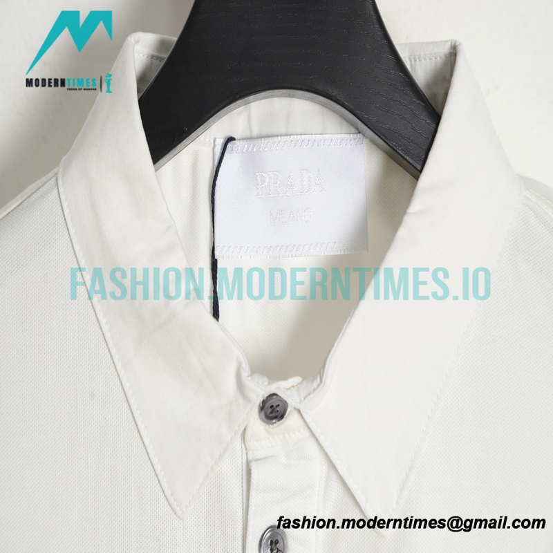Prada - Classic Iron Pocket Logo Short-sleeved Polo Shirt