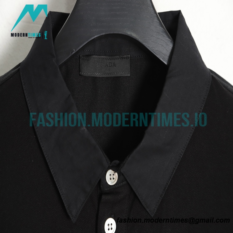 Prada - Classic Iron Pocket Logo Short-sleeved Polo Shirt