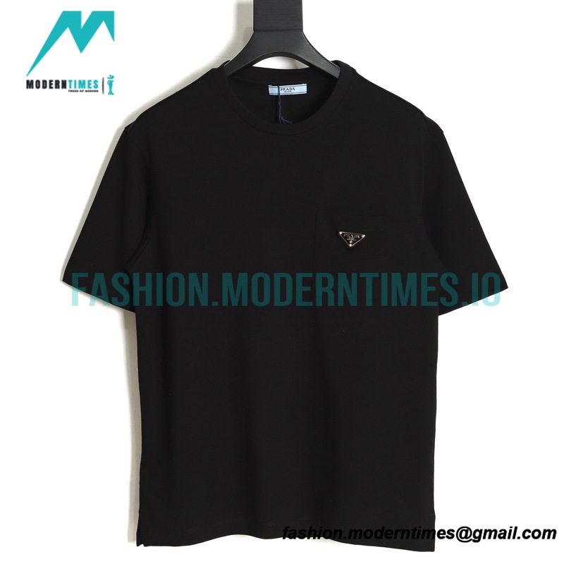 Prada - 23SS Triangle Pocket Short Sleeve T-shirt
