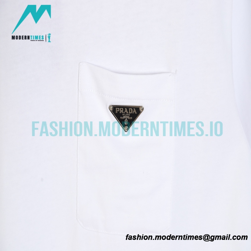 Prada - 23SS Triangle Pocket Short Sleeve T-shirt