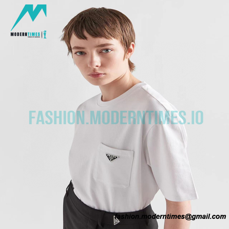 Prada - 23SS Triangle Pocket Short Sleeve T-shirt