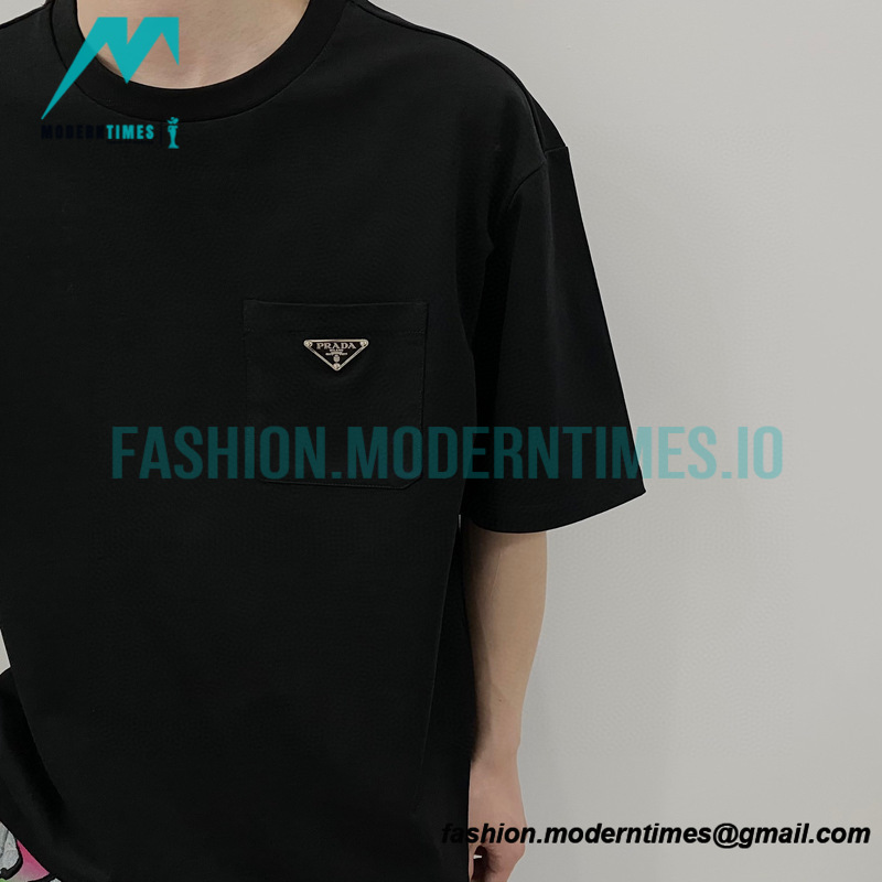 Prada - 23SS Triangle Pocket Short Sleeve T-shirt