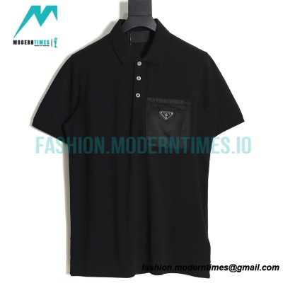 Prada - 23ss Triangle Pocket Polo Short Sleeve
