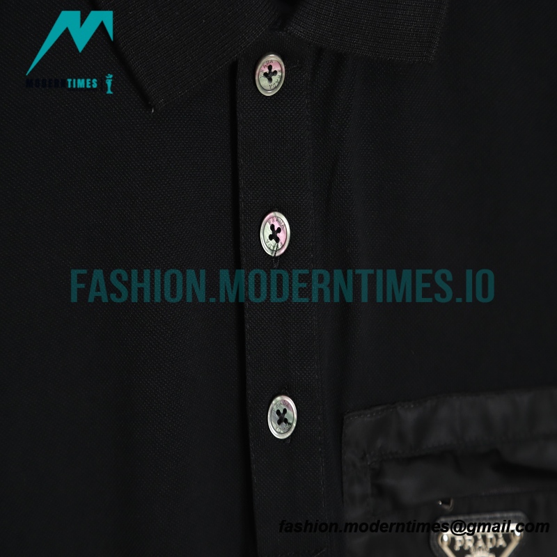 Prada - 23ss Triangle Pocket Polo Short Sleeve