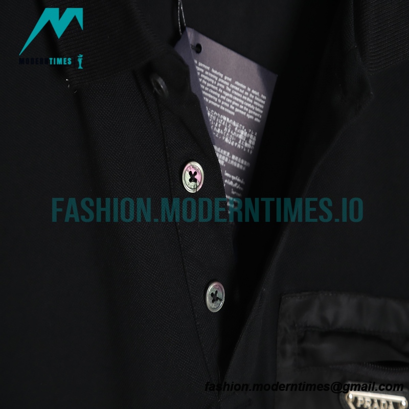 Prada - 23ss Triangle Pocket Polo Short Sleeve