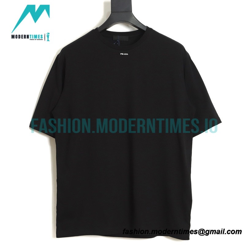 Prada - 23SS Small Letter Print Short Sleeve T-shirt