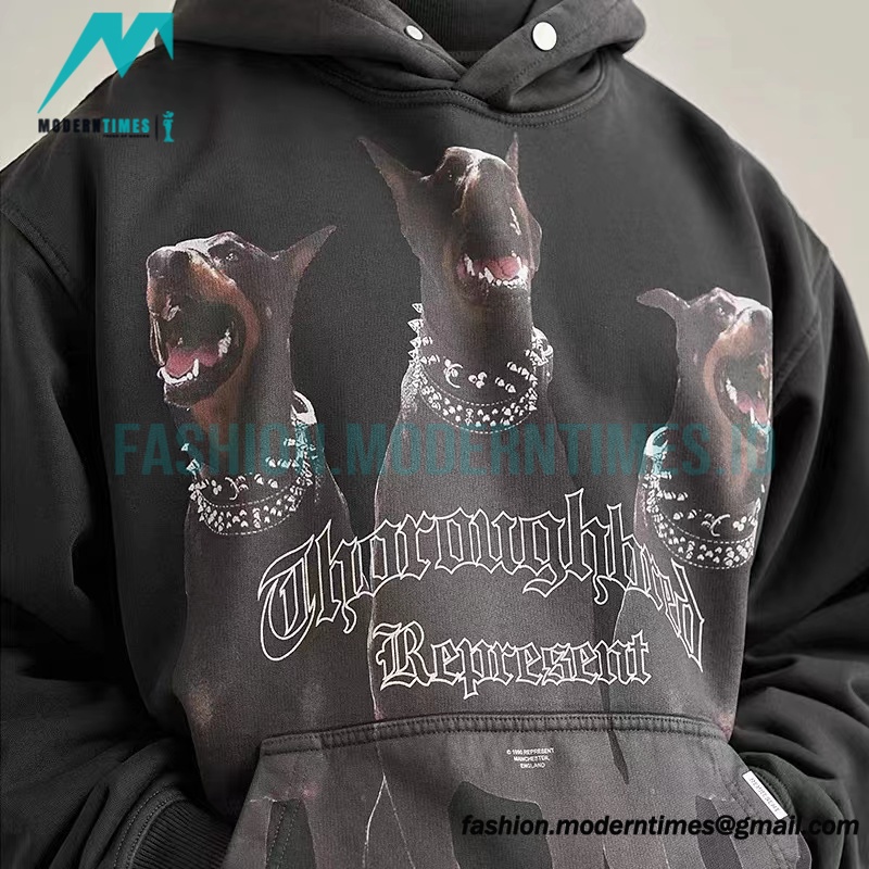 Represent - 23FW Doberman Print Hoodie
