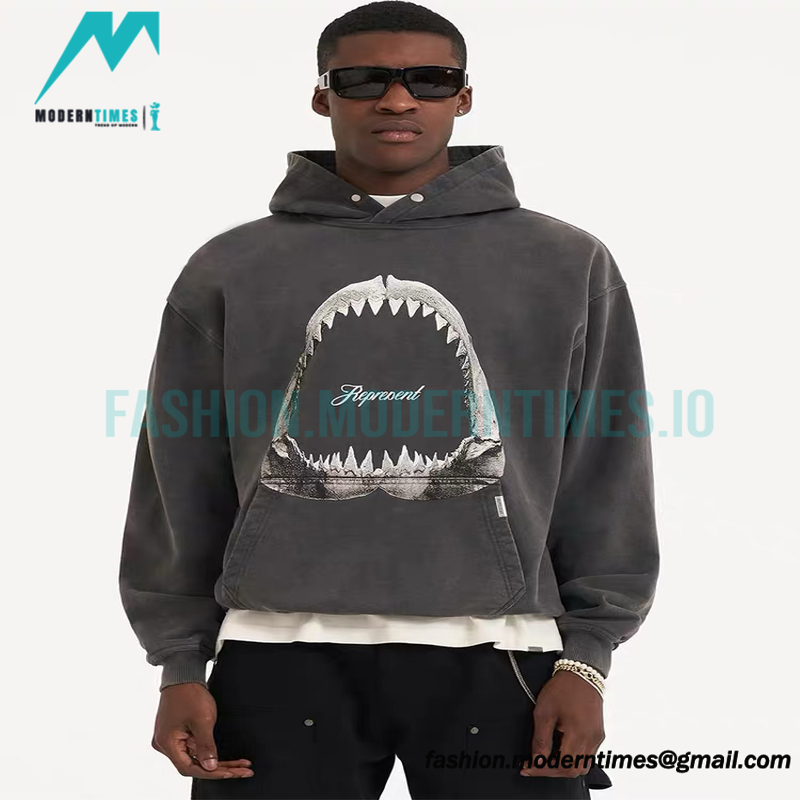 Represent - 23FW Megalodon Print Hoodie