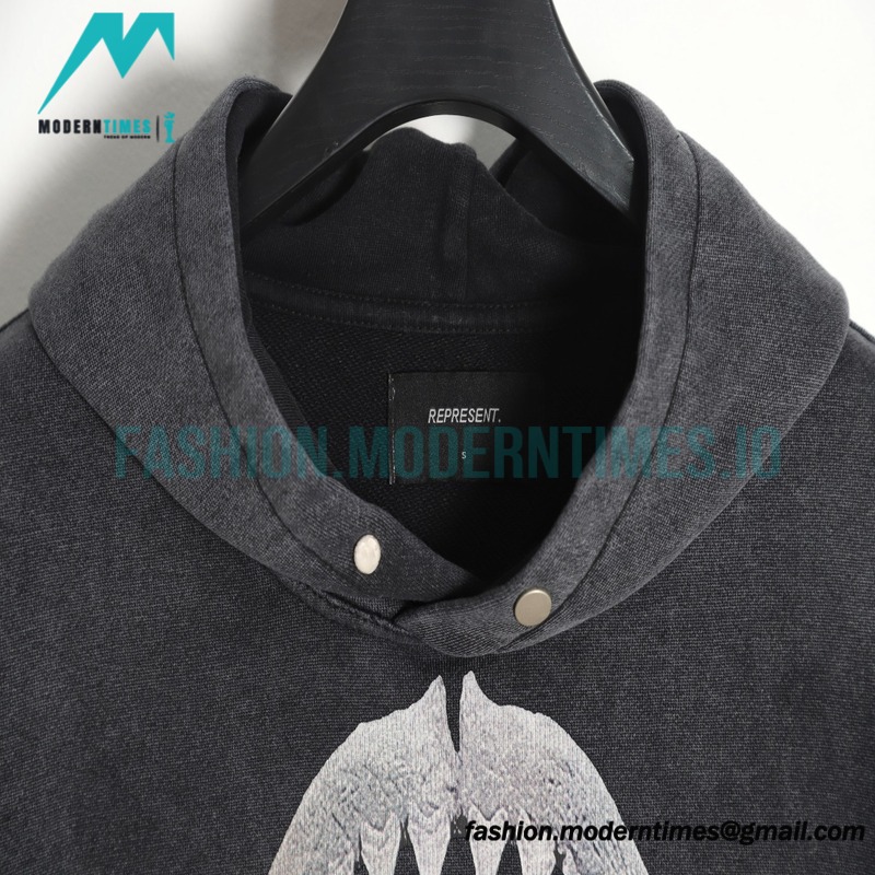 Represent - 23FW Megalodon Print Hoodie
