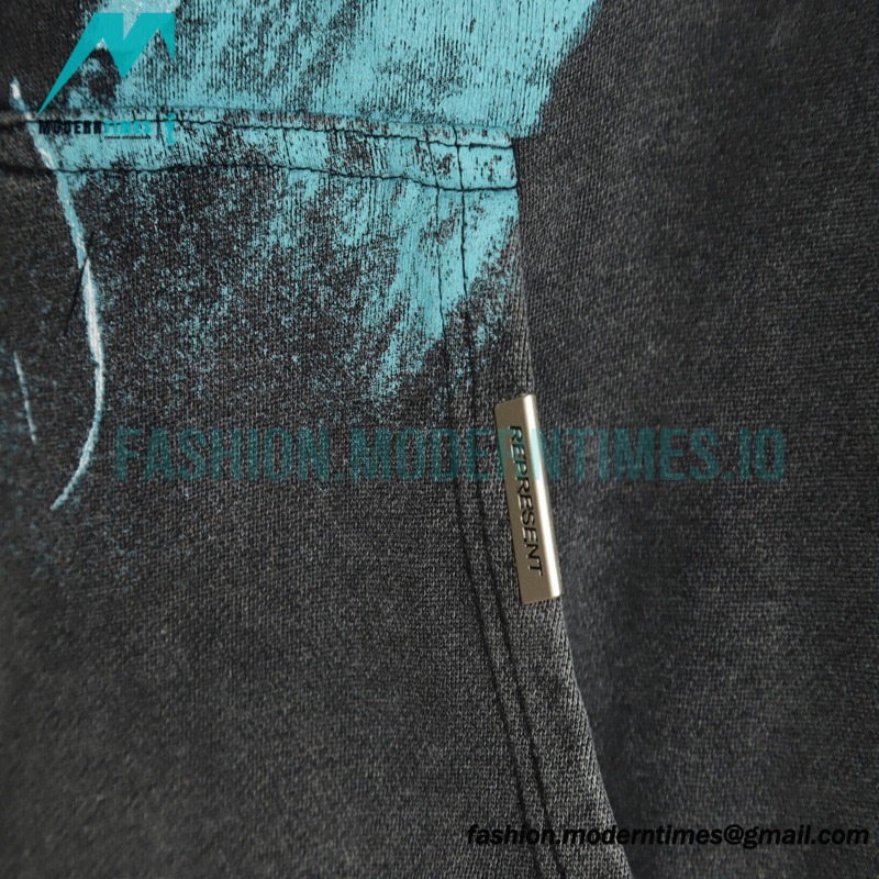 Represent - 23FW Blue Shark Hoodie