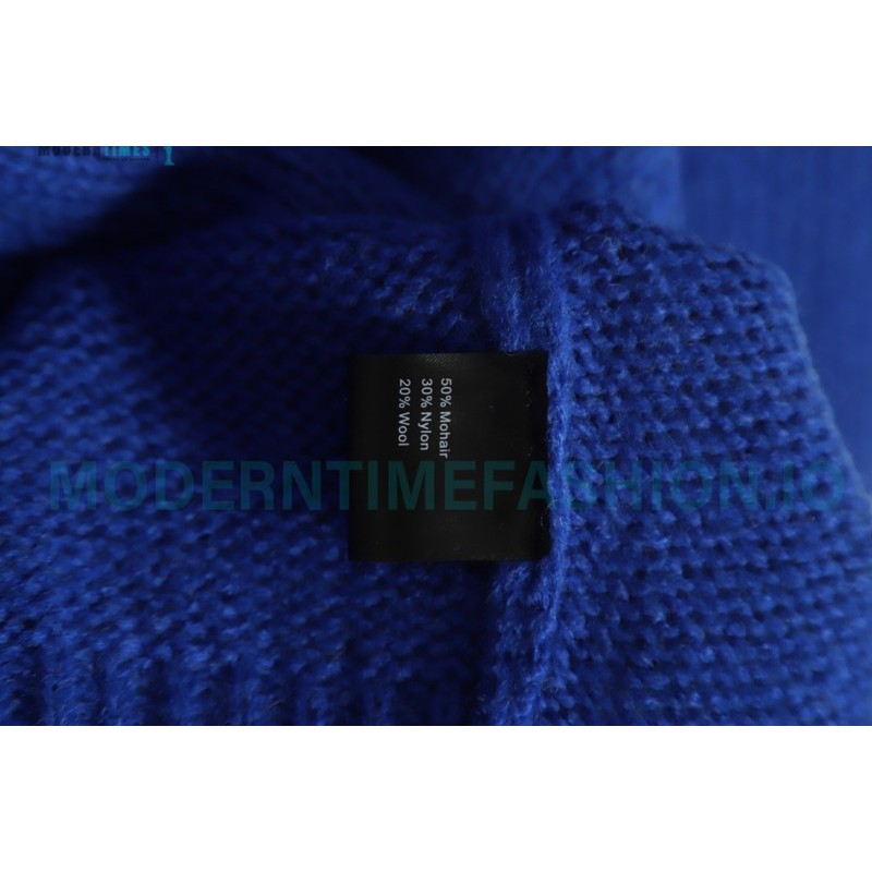 Represent - 22FW Solid Color Mohair Crew Neck Sweater