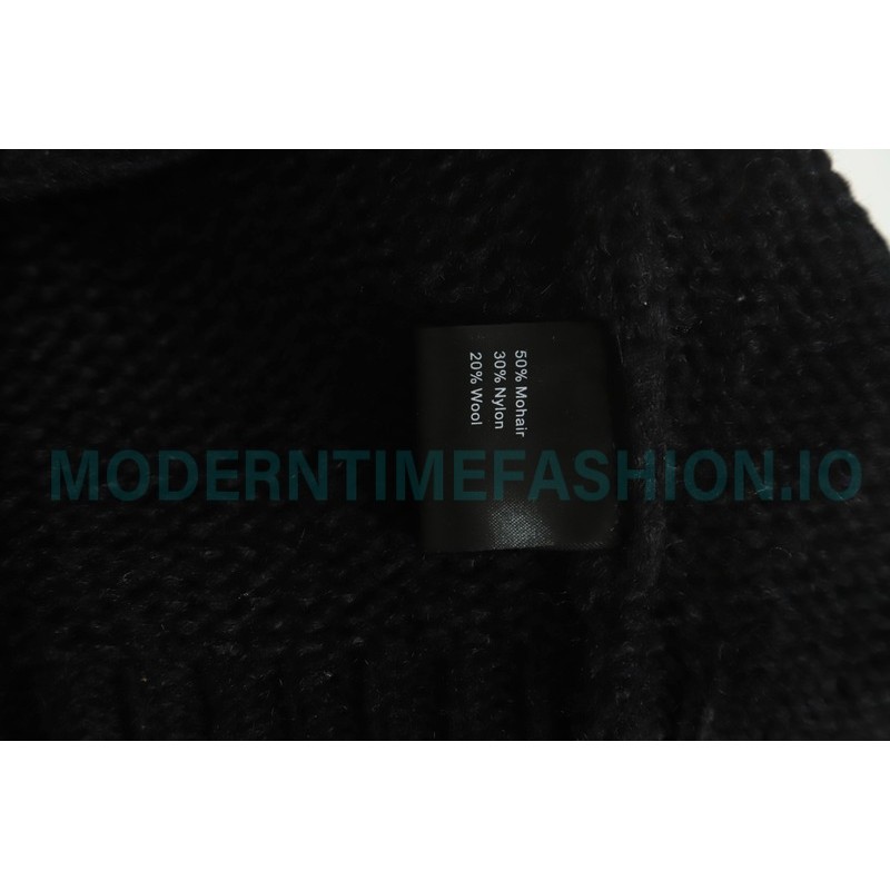 Represent - 22FW Solid Color Mohair Crew Neck Sweater
