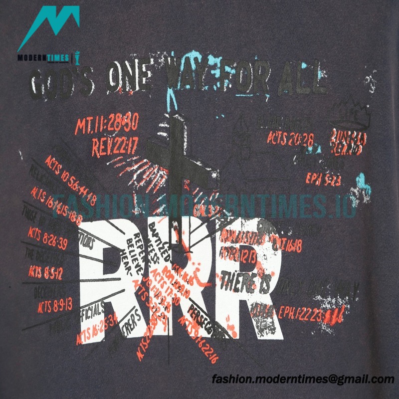 RRR -123 Wash To Make Old Cross Hoodie