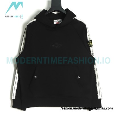 Supreme SS22 Week12 - Stone Island Side Print Hoodie With Fleece