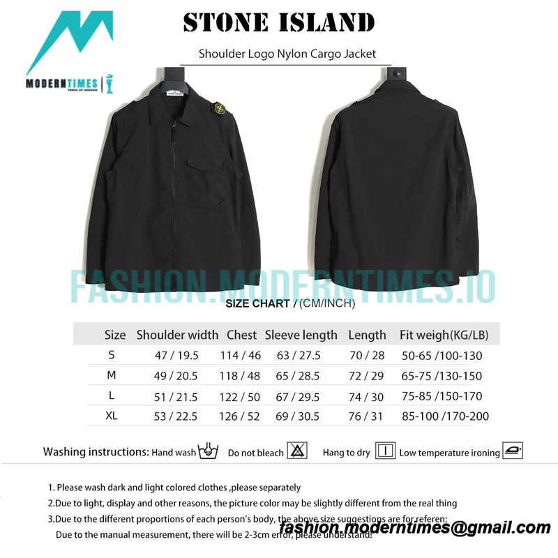 Stone Island - Shoulder Logo Nylon Cargo Jacket