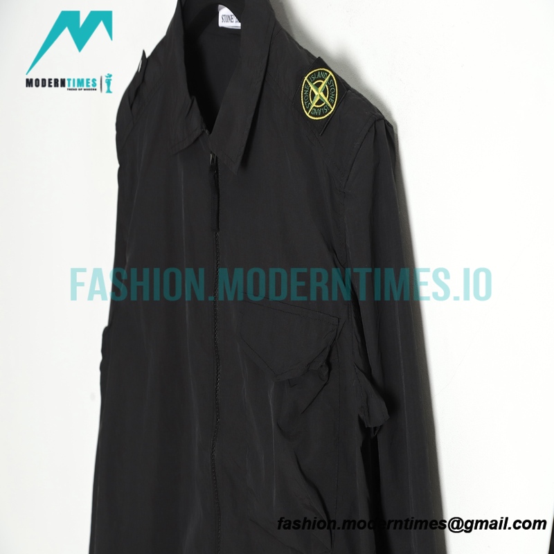 Stone Island - Shoulder Logo Nylon Cargo Jacket