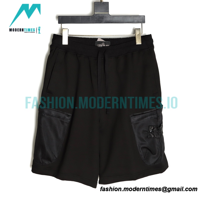 Stone Island - 21SS Shadow Series Black Label Shorts Pants