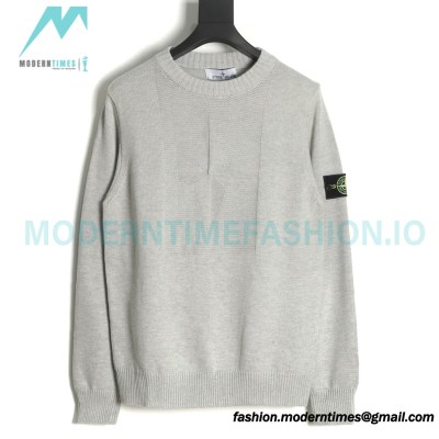 Stone Island - Jacquard Wool Blend Knit Sweater