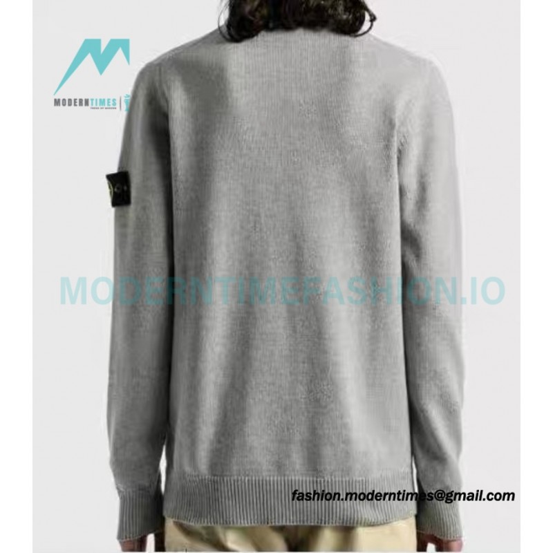 Stone Island - Jacquard Wool Blend Knit Sweater