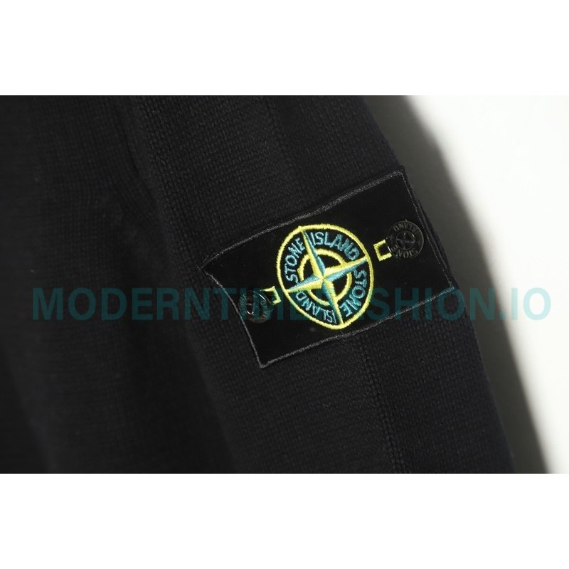 Stone Island - Jacquard Wool Blend Knit Sweater
